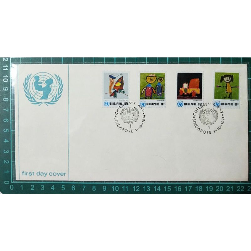 532 First Day Cover 1974 FDC UNICEF - วันเด็ก