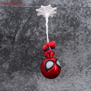 [Thevatipoem] ขายดี โมเดลตุ๊กตาฟิกเกอร์ Marvel Spider Man Q Version Super Spider-Man Pvc ขนาด 9-18 ซม. สําหรับตกแต่งรถยนต์ 1 ชิ้น