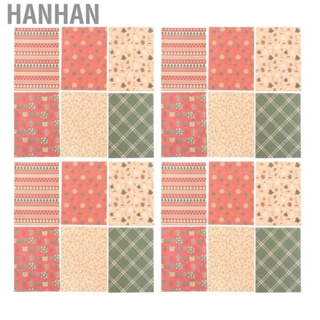 Hanhan Christmas Wrapping Paper Classic Patterns Wrapping Paper for Party