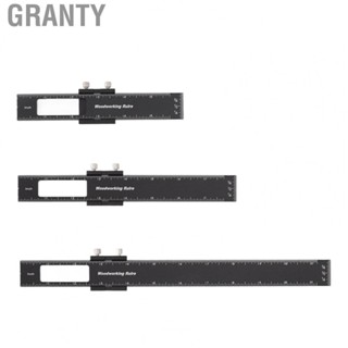 Granty T  Ruler Angle Measurement 3 Pcs Marking Functions Aluminium Alloy