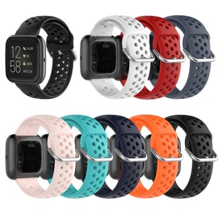 สายนาฬิกาข้อมือซิลิโคน แบบเปลี่ยน สําหรับ Fitbit Versa Versa 2 Versa Lite Smart watch