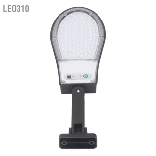  Leo310 รีโมทคอนโทรล LED โคมไฟติดผนังพลังงานแสงอาทิตย์ IP64 การเหนี่ยวนำร่างกายมนุษย์กันน้ำ 360 °โคมไฟติดผนังสำหรับโรงรถ