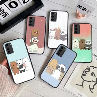 เคสโทรศัพท์มือถือแบบนิ่ม ลาย we bare bears น่ารัก 35F สําหรับ Samsung A42 5G A51 A52 4G 5G A71 A72 A81 A82 A91 Quantum 2 M20