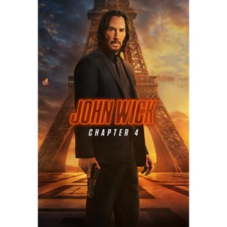 DVD ดีวีดี John Wick 4 (2023) แรงกว่านรก 4 (เสียง ไทย(โรง)/อังกฤษ | ซับ ไทย) DVD ดีวีดี
