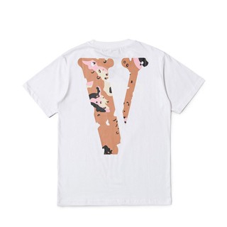 【ใหม่】VLONE White Black Clic Style Street Outdoor Thin Breathable New Arrivals T-shirt Men Women O-Neck Short Sleeve