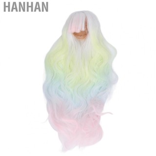 Hanhan Doll Wigs  Ball Joint Doll Wig Gradient Color  for 21‑24cm Dolls