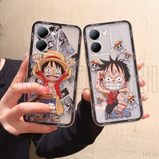 ใหม่ เคสโทรศัพท์มือถือ ซิลิโคนนิ่ม ใส ลายอะนิเมะ Onepiece Luffy 2023 สําหรับ Vivo Y36 Y78 V27 5G Y02t Y02A Y36 4G