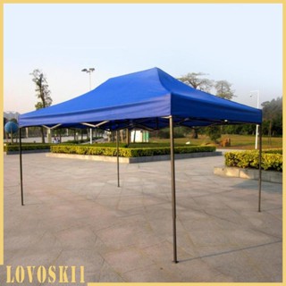 [Lovoski1] เต็นท์หลังคาตั้งแคมป์กลางแจ้ง สีฟ้า 3x6 เมตร