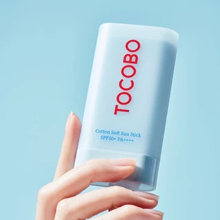 TOCOBO Cotton Soft Sun Stick SPF50+ PA++++ 19g โทโคโบกันแดดแบบแท่งขนาดพกพาจากเกาหลี.