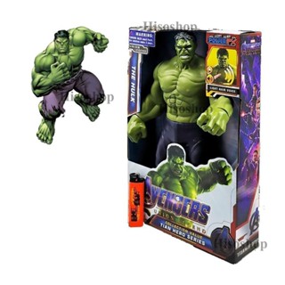 โมเดลฟิกเกอร์ เดอะฮัก ยักษ์เขียว THE HULK TITAN HERO POWER FX Avcngcrs สีเขียว ของเล่นสำหรับเด็กของสะสม