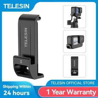 Telesin ฝาครอบพอร์ตชาร์จแบตเตอรี่ Type-C กันน้ํา ถอดง่าย สําหรับ GoPro 9 10 11 Hero 9 10 11