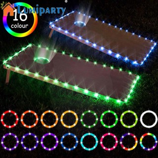 Lumiparty สายไฟ Led Rgb เปลี่ยนสีได้ 16 สี 4 โหมด อินฟราเรด รีโมตควบคุม Ip65 กันน้ํา สําหรับกลางแจ้ง