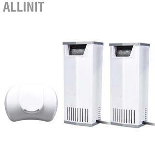 Allinit Turtle Tank Filter Silent Operation Fish Low Level Waterfall for Reptiles  AC 220V‑240V CN Plug