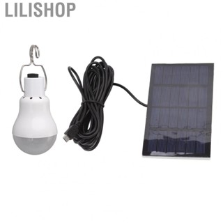 Lilishop Solar  Light Bulb Rechargeable Solar Light Bulb For Hiking Fishing Camping HG