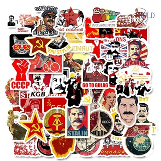 สติกเกอร์ไวนิล ลาย ACE Communist Party Communism Socialism Proletariat Soviet Stalin USSR CCCP สําหรับตกแต่งขวดน้ํา