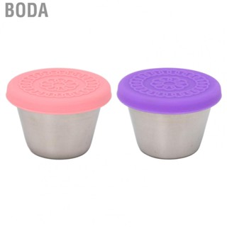 Boda Stainless Steel Dressing Container  Stainless Steel Containers Easy Cleaning 70ml Sturdy  for Kitchen