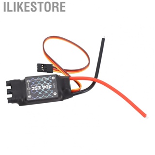 Ilikestore 30A ESC  Sensitive 2‑4S Safe Power on Electric Speed Controller Low Voltage Protection Settable Throttle Stroke  for Fixed Wing Aircraft