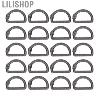 Lilishop Small D Rings  Metal D Rings Serpentine Closed Mouth 20PCS  for  for Baggage for DIY Bag