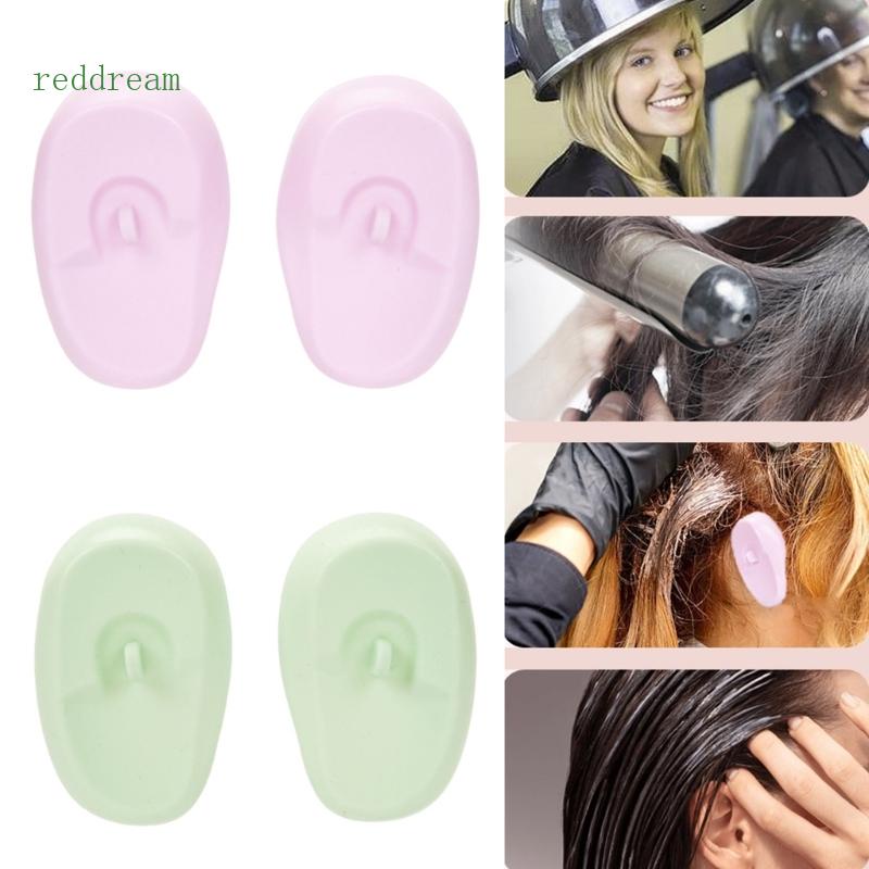 Redd ซิลิโคนกันน้ํา ที่ครอบหู อาบน้ํา ซาลอน ที่ครอบหู คลุมหู ย้อมสีผม ที่ปิดหูกันหนาว อุปกรณ์จัดแต่งทรงผม
