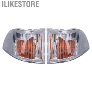 Ilikestore Wing Mirror Indicator Light Cover Clear Cover Sturdy 1 Pair Smooth Wing Mirror Indicator Light Lens for Business Car