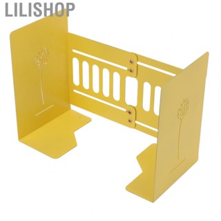 Lilishop Decorative Bookends Retractable Design Efficient Storage Retractable  End