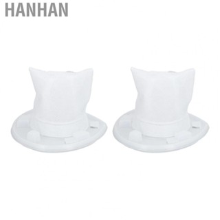 Hanhan Sweeper Filter Screen  Vacuum Cleaner Filters Dust Reduction Perfect Fit 2 PCS ABS Non Woven Fabric  for Maintain