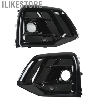 Ilikestore Fog Light Grille  Fog Lamp Cover Colorfast Rugged Abrasion Resistant 1 Pair  for Car Modification