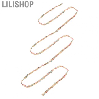 Lilishop Crystal Trim Ribbon  Self Adhesive Crystal Strip 1.3cm Width Flexible Sparkling Artificial Diamond Colorful  for Shoes for Phone Decor