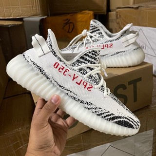 Yeezy 350 v2 `Zebra (บูสท์แท้) (ขนาดผู้ชาย) QXB5