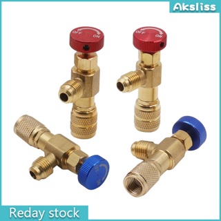 Aks R410 R22 วาล์วชาร์จเครื่องปรับอากาศ ป้องกันน้ํารั่วไหล