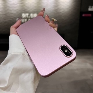 เคสแข็ง PC เนื้อแมตต์ กันกระแทก บางพิเศษ หรูหรา สําหรับ iPhone X XR XS MAX 11 12 Pro MAX 7plus 8plus