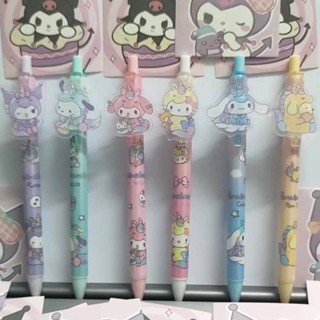 SANRIO ปากกาเจล 0.5 มม. ลายยูนิคอร์นน่ารัก 6 แบบ เหมาะกับของขวัญวันเกิด สําหรับโรงเรียน