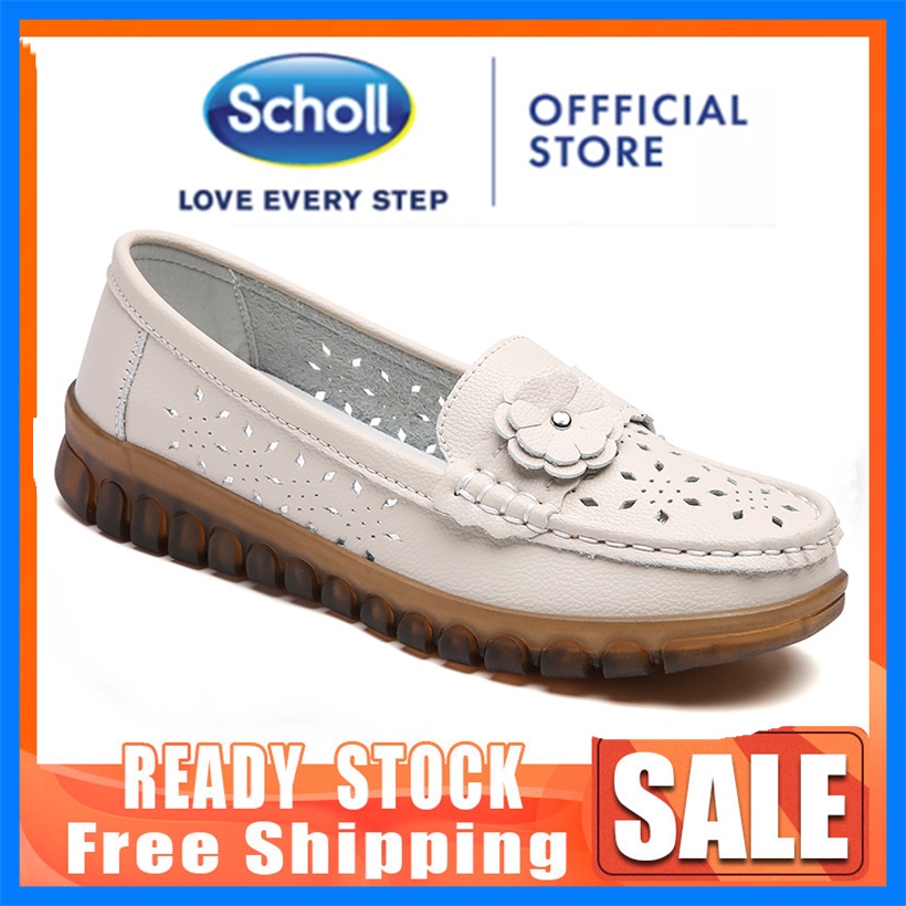 Scholl รองเท้าผู้หญิง รองเท้าหนังลําลอง scholl รองเท้าผู้หญิง Boat Shoes ผู้หญิง