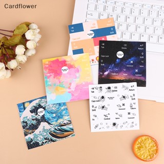 &lt;Cardflower&gt; สติกเกอร์ติดปุ่มคีย์บอร์ด ภาษาอังกฤษ สําหรับโน้ตบุ๊ก คอมพิวเตอร์ mac air