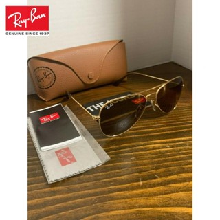 [ของแท้] แว่นตากันแดด Ray Ban Rb3025 001/33 สีน้ําตาล คลาสสิก 55 มม.