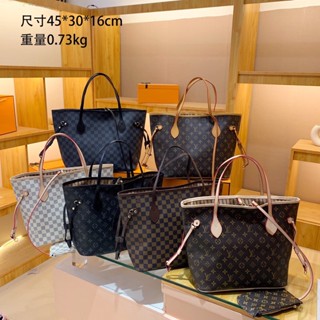 LV4591 Women Tote Bag Mid size Best Quality Canvas Material Crossbody Shoulder Bag