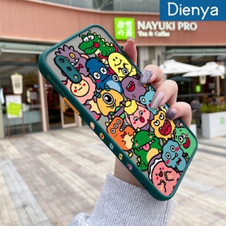 เคสโทรศัพท์มือถือ ซิลิโคนนุ่ม ใส กันกระแทก ขอบสี่เหลี่ยม ลายการ์ตูนมอนสเตอร์ สําหรับ VIVO Y93 Y93s