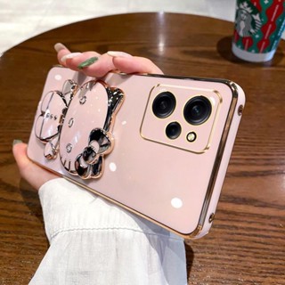 เคสโทรศัพท์มือถือ กันกระแทก พร้อมกระจกแต่งหน้า และขาตั้ง สําหรับ Xiaomi poco x5 x5 pro x4 gt x4 pro x3 x3 gt x3 pro x3 nfc x2 4g 5g