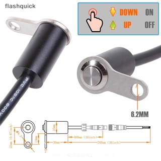 Flashquick ปุ่มสวิตช์รีเซ็ต เปิด ปิด 12V กันน้ํา สําหรับรถจักรยานยนต์
 ดี