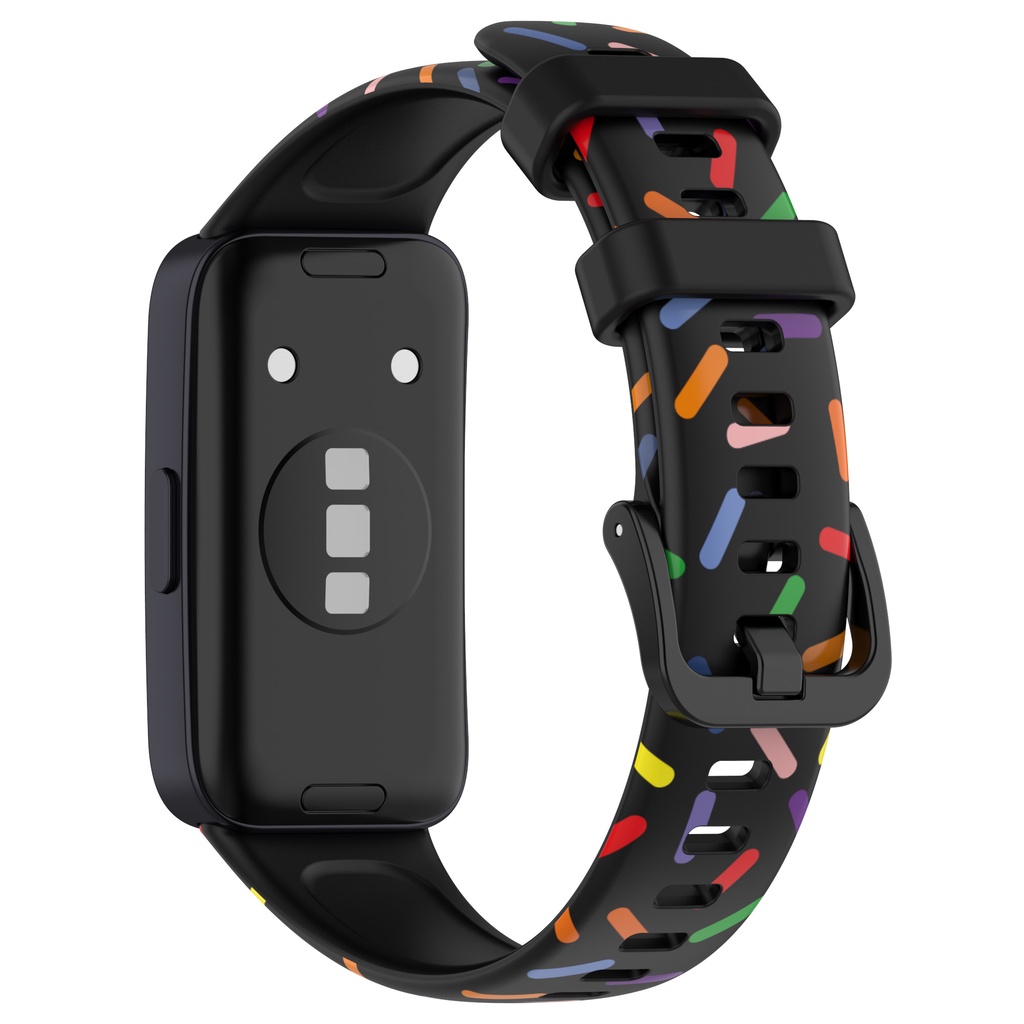 สายนาฬิกาข้อมือซิลิโคน สําหรับ Huawei Band 10 9 8 7 6 pro Honor Band 6 7