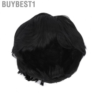 Buybest1 Men&amp;apos;s Short Wig Fluffy Natural Fashionable Comfortable Wear False Hair HPT