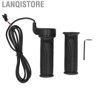 Lanqistore Electric Bike Twist Throttle Stable Control 3 Pin SM Plug Right Side Speed Handle Grip Sensitive Wearable for 2.22cm Handlebar