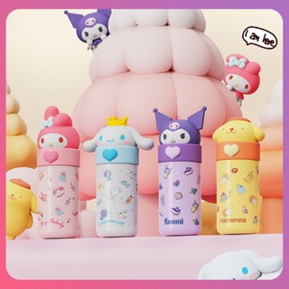 Creative 350ml Sanrio Insulated Cup Kawaii Melody Cinnamoroll Cartoon 316 Stainless Steel Thermos Cup Portable Doll Water Cup Insulated Cup Home Tools [COD]