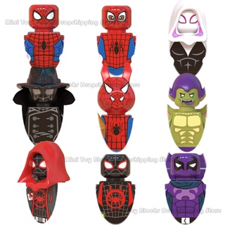 Wm6052 ตุ๊กตาฟิกเกอร์ Disney Spider-man Marvels WM6044 WM6052 ขนาดเล็ก ของเล่นสําหรับเด็ก