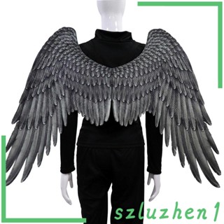 [Szluzhen1] Homyl Angel Wing เครื่องแต่งกายธีมปาร์ตี้ สําหรับทุกเพศ