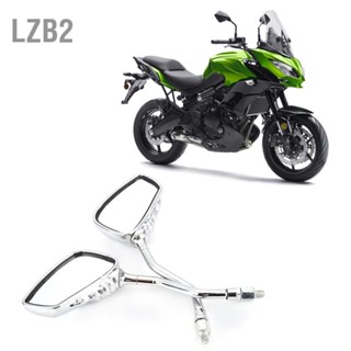 LZB2 กระจกมองหลังรถจักรยานยนต์ 2 ชิ้น Skeleton Hand Claw Motor Motorbike Side Rear View Mirrors