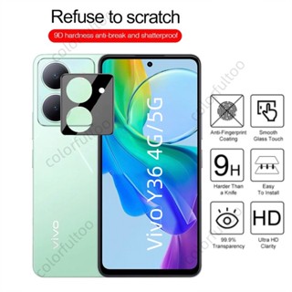 Rear Protective Film For Vivo Y36 Y35 Y 35 Y 36 VivoY35 VivoY36 4G 5G Full Cover 3D Curved Camera Tempered Glass Screen Protector Back Lens Film