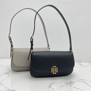 Tory BURCH กระเป๋าสะพายไหล่ หนังวัว พิมพ์ลายลิ้นจี่ ขนาดใหญ่ สําหรับผู้หญิง