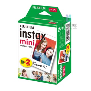 Fujifilm Instax Mini อัลบั้มรูปภาพ ฟิล์มกระดาษ สีขาว สําหรับ Fujifilm Instax Mini 7s 8 25 70 9 Came-6.5 20 แผ่น