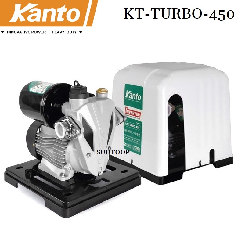 KANTOปั๊มน้ำอัตโนมัติ ปั๊มน้ำ ปั๊มบ้าน อินเวอร์เตอร์ ท่อ 1 นิ้วรุ่น KT-TURBO-380/KT-TURBO-400/KT-TURBO-450  ส่งน้ำได้ไ B